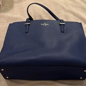 Kate Spade Navy Blue Tote Bag
